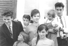 Alle Geschwister 1960: Bernhard, Hegi, Gramm, Hanna, Adel, Kat, Tom