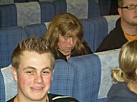 Gott sei Dank im Flieger!