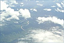 Flu mandert. Kaum Besiedlung zu erkennen