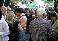 Brgermeister und Alfredo im Vorgesprch