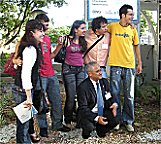 Wiedersehen mit der Familie des Bruders.