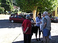 Wegen der sprichwrtlichen brasilianischen Pnktlichkeit: Warten auf den Bus