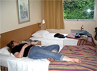 Erholung im Hotelzimmer