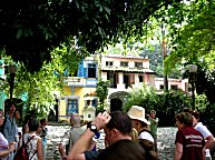 Ein schner Platz mit historischen Husern