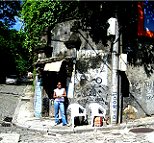 Jeder Eingang wird zum Verkauf genutzt