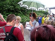 Dieser Schirm erwies sich als sehr hilfreich