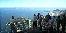 Die Copa Cabana fast vollstndig.