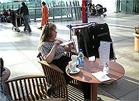 Zurck auf festem Boden in Ffm. Endlich wieder deutscher Kaffee!